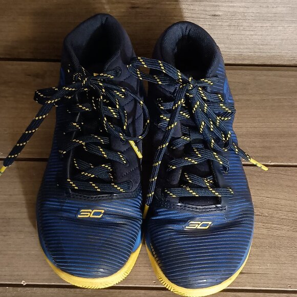 Under Armour Curry 2.5 Dub Nation Youth Basketball Shoes Size 2.5Y 1276333-400 - Picture 7 of 16